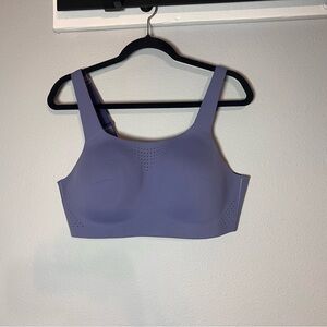 Victorias Secret Seamless Sports Bra Size 40C Blue Purple Wireless Back Closure